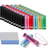 Hilngav 60 Pack Small Mini Flashlights for Kids Bulk, Aluminum LED Flash Light with Batteries Lan...
