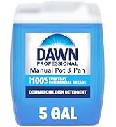 Dishwashing Liquid Soap Detergent by Dawn Professional, Bulk Degreaser Removes Greasy Foods from ...