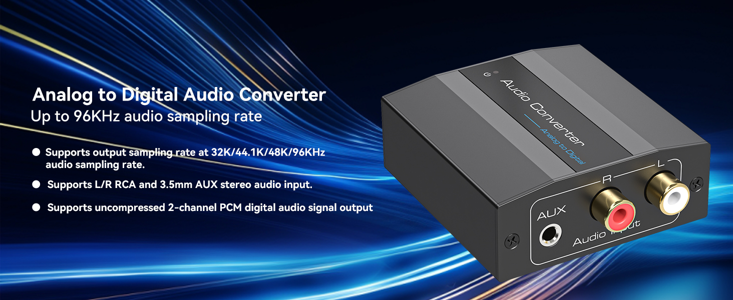 Analog to Digital Audio Converter