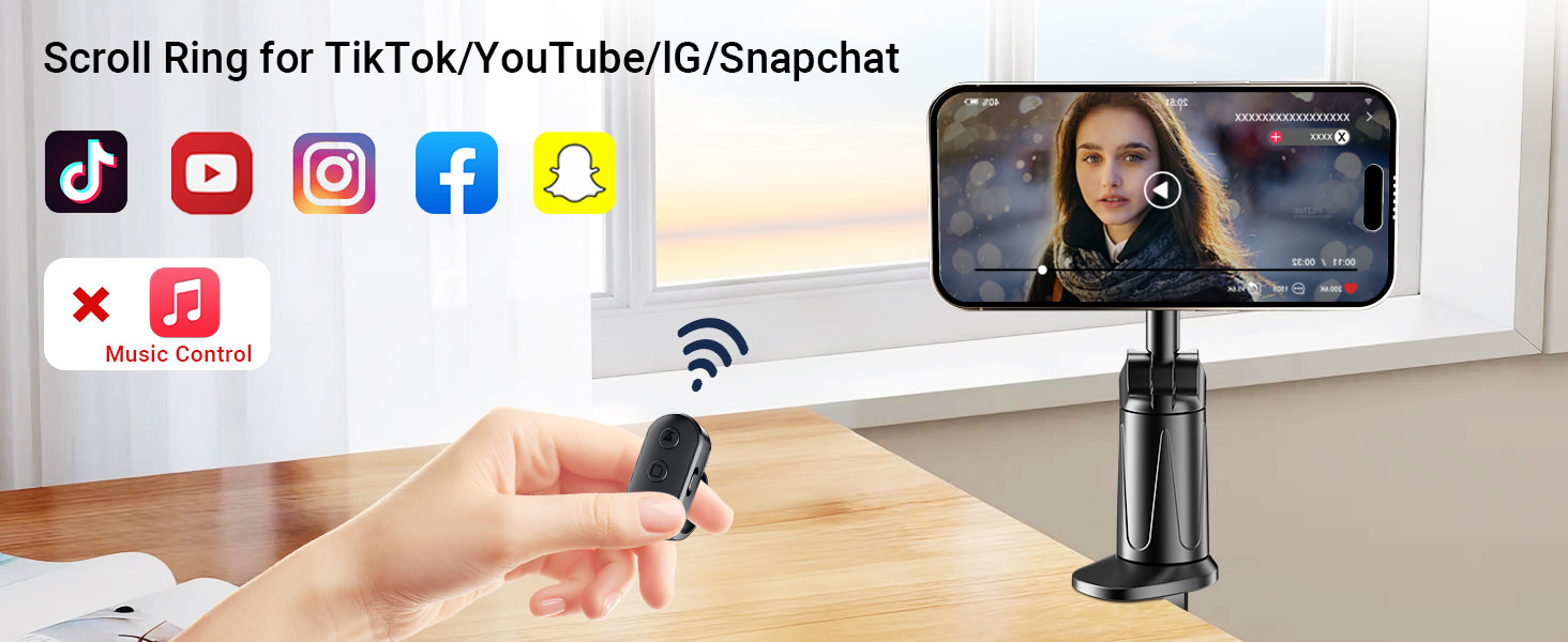 Scroll Ring for TikTok/YouTube/lG/Snapchat