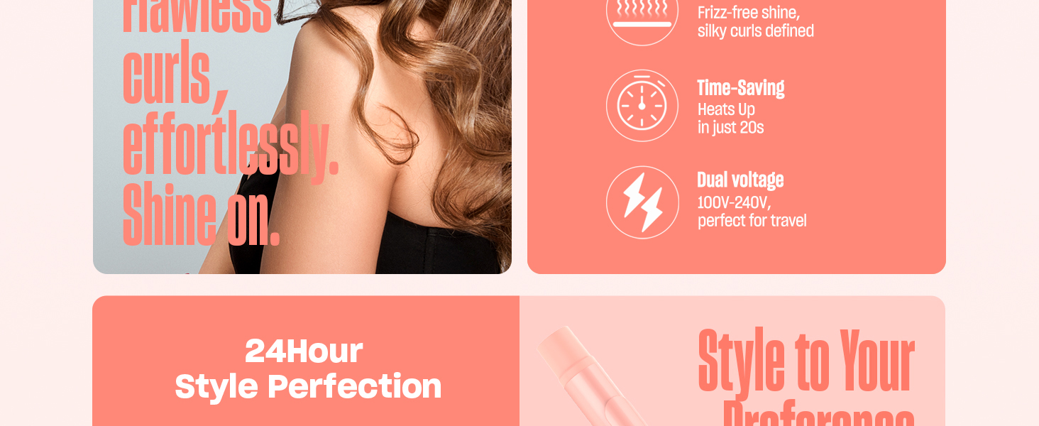 Professional Curling Iron Effortless