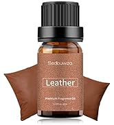 Sedbuwza Leather Oil, Leather Fragrance Oil for Diffuser, Humidifier, Soap, Candle, Perfume - 10ML