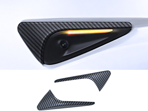 2PCS Side Camera Protection Cover for Tesla Model Y Juniper &amp; Model 3 Highland 2026 2025 