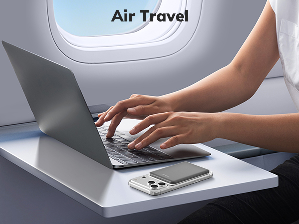Portable power bank that combines a sleek, lightweight design with fast charging.