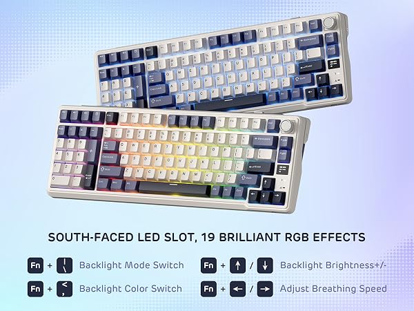 Royal Kludge RK84 RK87 RK61 RK68 hot swap mechanical TKL Tenkeyless Wireless Bluetooth full rk s98
