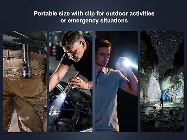 PH2403 rechargeable flashlight high lumens