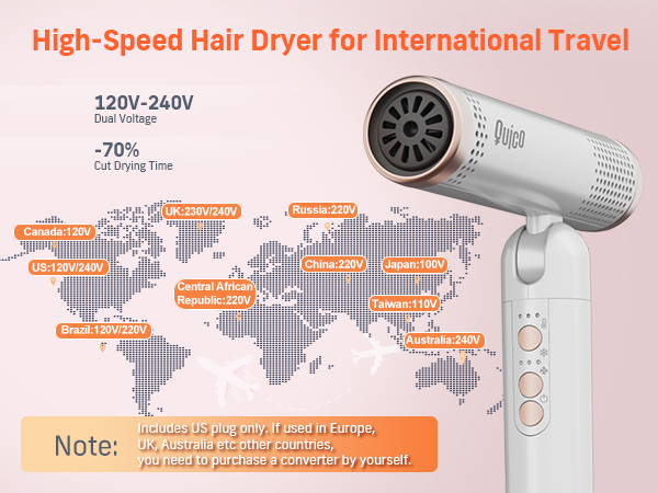 travel hair dryer