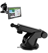 Epronic Replacement Suction Cup Mount for Garmin GPS Mount, Universal 17mm Ball Joint Flexible Mo...