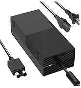 Power Supply Brick for Xbox One, [Upgraded Quiet Version] AC Adapter Power Brick Replacement Kits...