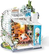 Rolife DIY Miniature Dollhouse Kit Duplex Loft Model Building Sets Gifts for Adults Women Men (Do...