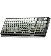 Kutethy Wireless Mechanical Keyboard,Pre-lubed Switches,Gasket Structure,Tri-Mode BT/2.4GHz/USB-C...