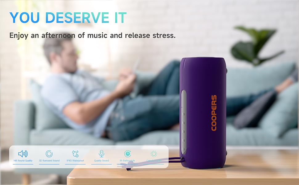 Bluetooth Speaker with 360° HD Sound