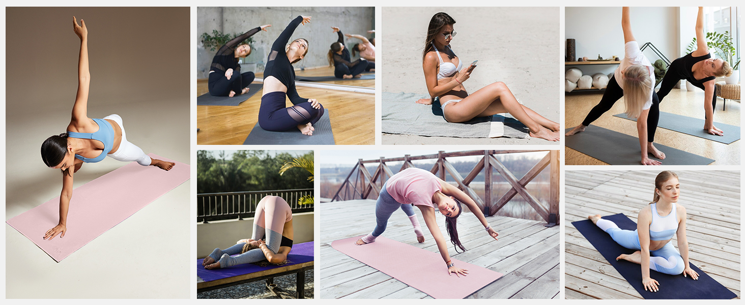 yoga mat towel non slip for hot yoga