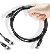 Bzumperyz 720073-6 5 Foot Ethernet Cable AS EC 5E Replace for Humminbird, Black Fit for Helix, AP...