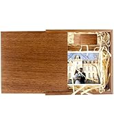 32GB USB 3.0 Wooden USB Flash Drive,TATMOHIK Wedding USB Drive with Box for Storing Photos, Wood ...