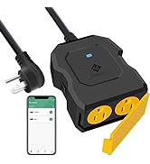 Smart Plug, Smart Home Outdoor Etekcity WiFi Outlet with 2 Sockets, Works with Alexa &amp; Google Hom...