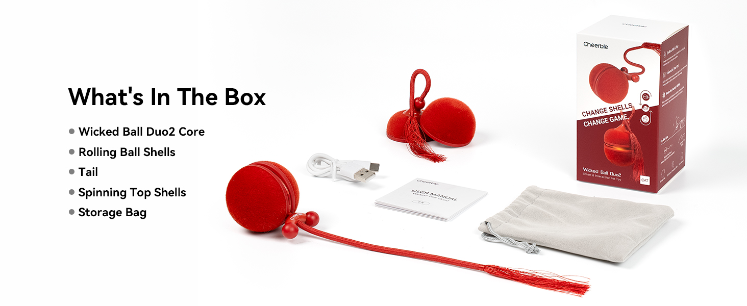 interactive cat ball toy