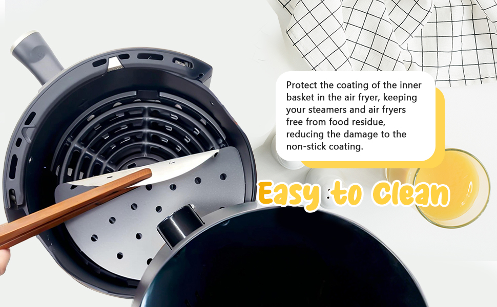 Steamer Basket Liners With Holes