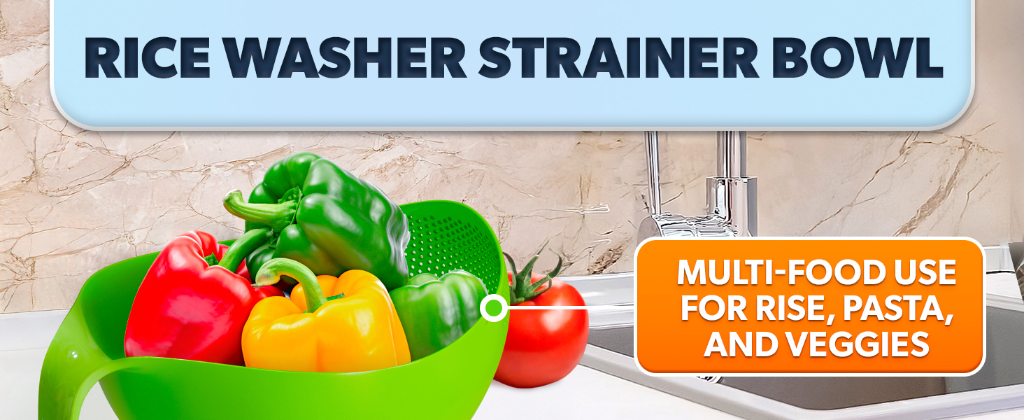 kitchen gadgets kitchen essentials strainers and colanders rice strainer fruit cleaner, veggie wash