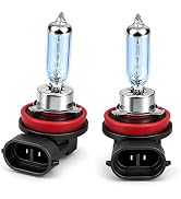 Rdxcv 2 PCS H11 Halogen Bulbs, 12V 55W Vehicle High/Low Beam Lighting Lamp Xenon Light Bulbs, Uni...