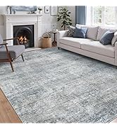 Cochyean Living Room Area Rugs - 8x10 Abstract Large Soft Indoor Washable Rug Neutral Modern Low ...