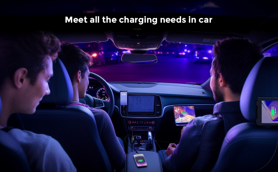 Meet all the charging needs in car