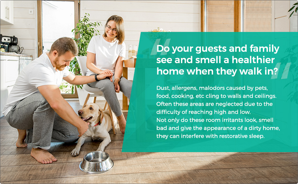 smells clean cleaner malodors cooking odors dust allergens irritants deodorizer