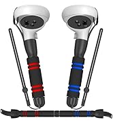 YOGES VR Game Handle Accessories Compatible with Oculus Quest 2 Controllers, Dual Handles Extensi...