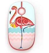 Unipows Wireless Mouse - 2.4G Slim Portable Computer Mouse with Nano Receiver, Less Noise Mobile ...