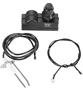 Lemfema Fire Pit Ignitor Push Button Ignition Kit with 2 Outlets, Ground Wire for Fire Pit Gas Bu...