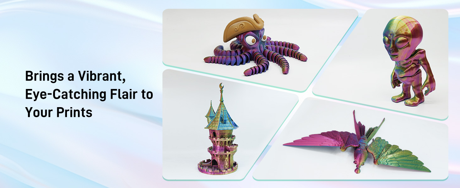 Witness Flowing Colors in Light