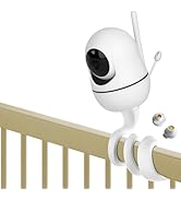 iTODOS Baby Monitor Mount Compatible with HelloBaby HB65/HB66/HB248,ANMEATE SM935E Baby Monitor C...