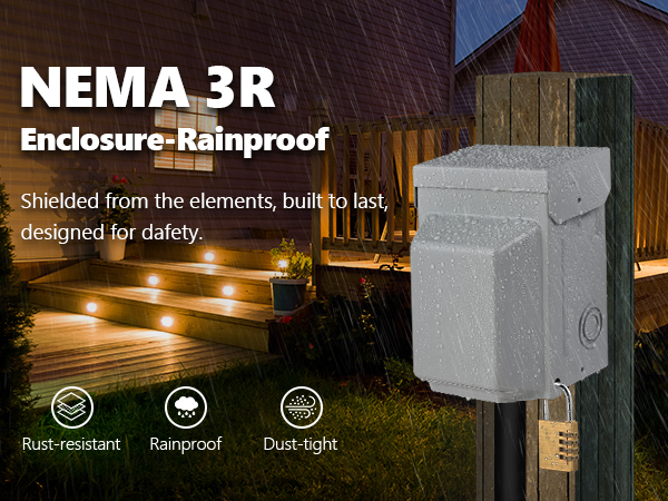 outside electrical box waterproof