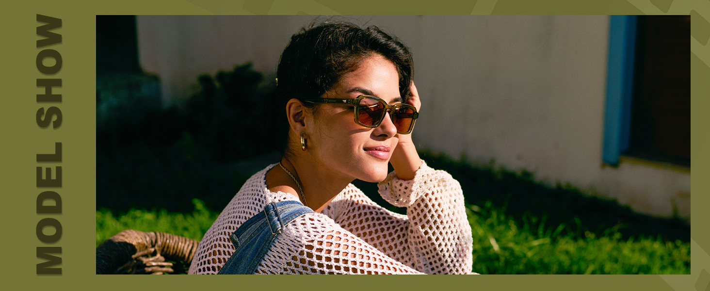 vanlinker square sunglases VL9849