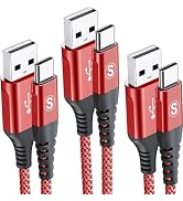 USB Type C Charger Cable [3Pack,10ft+6.6ft+3.3ft], Power Charging Cable for Kindle Fire HD 10 9th...
