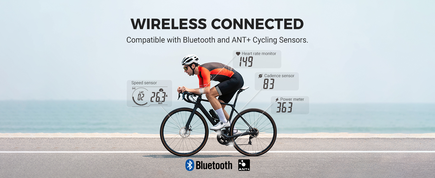 gps speedometer mph bike computer wireless cycling computer gps bicycle computer