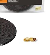 HANGLIFE GT2 Timing Belt with Copper Buckle - 3D Printer Open Synchronous Belt (2mm Pitch) 3D Pri...