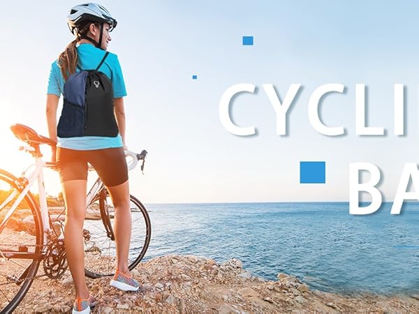 Drawstring Backpack Sports Gym Bag