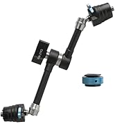 DF 11'' Adjustable Articulating Magic Arm, Friction Camera Mount with Shoe Mount,1/4''&amp;3/8'' Scre...