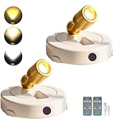 FFKWLTONG LED Spotlight Indoor,Rechargeable Battery Uplighting Indoor with Timer,3CCT Dimmable Ac...