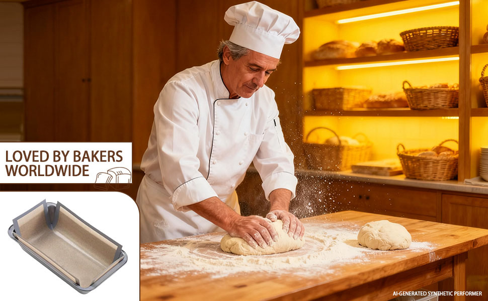 nonstick baking mat for loaf tin