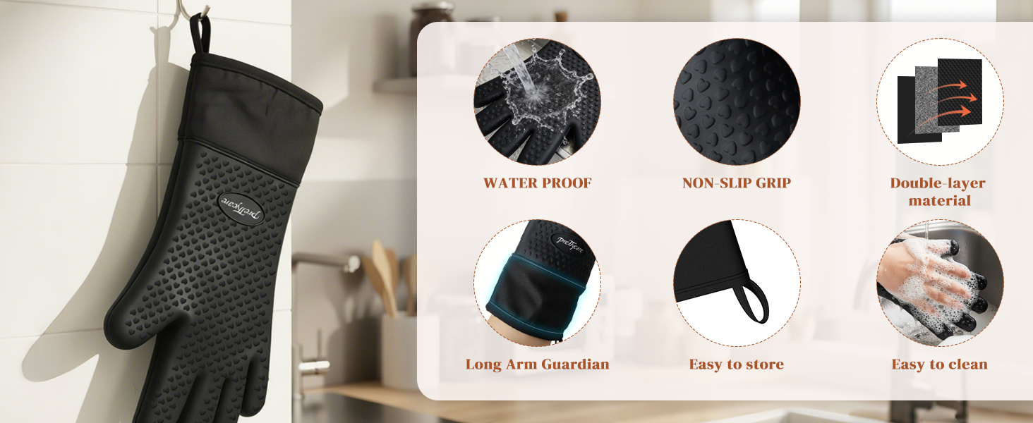 pot holders and oven mitts