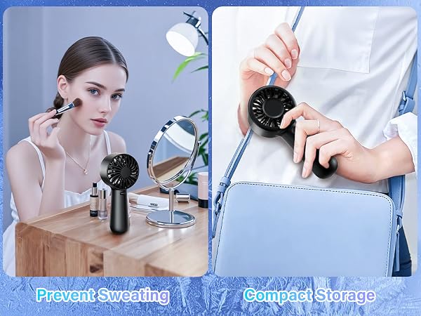 Mini Handheld Fan Rechargable
