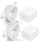 <2 Pack> for iPhone Charger Fast Charging 10 FT [MFi Certified] Fast Charger iPhone 13 14 Charger...