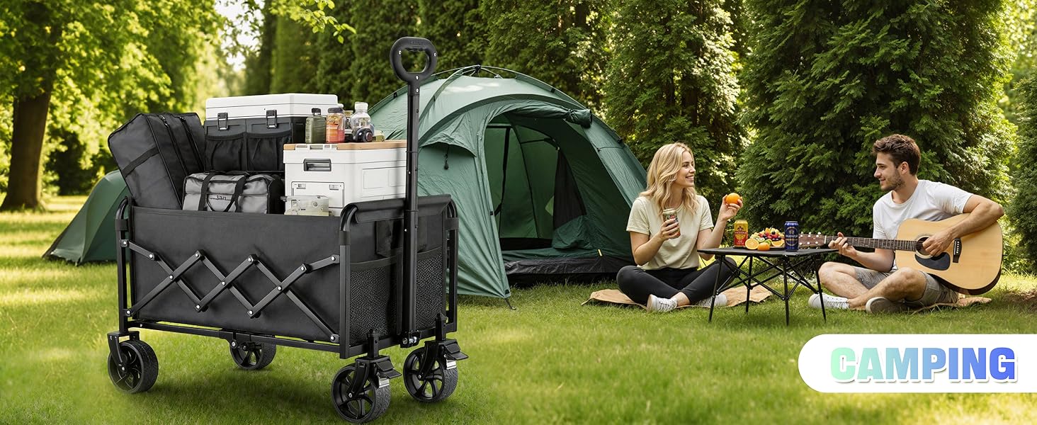 Collapsible wagon cart