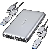Gigimundo Two Bay M.2 SSD Enclosure Heavy Duty - 1xNVMe 10Gbps (M/M&amp;B Key) &amp; 1xNGFF SATA 6Gbps (B...