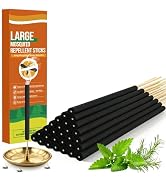 30 Pack Extra Thick Mosquito Repellent Citronella Incense Sticks Outdoor Use, Long Lasting Mosqui...
