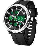 findtime Large Face Watches for Men Casual Chronograph Waterproof Sport Military Mens Watch Heavy...