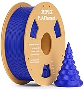 DEEPLEE PLA 1.75mm 3D Printer Filament, Dimensional Accuracy +/- 0.02mm, Neatly Wound, No Cloggin...