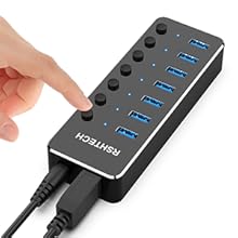 poered usb hub with on/off switch